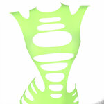 robe résille élastique manches longues verte Subblime 6