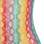 robe résille épaules nues arc-en-ciel Subblime 7