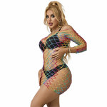robe résille manches longues arc-en-ciel Subblime 5