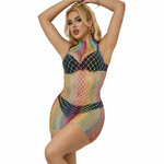 robe résille sans manches col montant arc-en-ciel Subblime 6