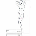 bodystocking noir en résille et dentelle effet mini-robe Passion BS099 7