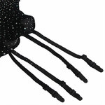 bodystocking résille noir à motif losange avec gants Subblime 952174 7