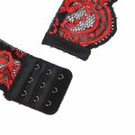 Ensemble dentelle rouge et noire Subblime, vue 3
