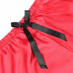 chemise de nuit décontractée en soie avec pantalon en dentelle noir et rouge S/M Subblime 953959 8