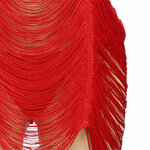 robe à bretelles avec string rouge S/M Subblime 954246 4