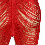 robe à bretelles avec string rouge S/M Subblime 954246 5