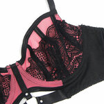 ensemble soutien-gorge rose avec fermeture éclair S/M Subblime 955571 8