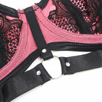 ensemble soutien-gorge rose avec fermeture éclair L/XL Subblime 955588 9