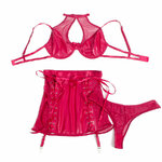 Ensemble similicuir rouge Subblime, vue 5