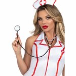 costume dinfirmière en chef blanc S/M Leg Avenue 5