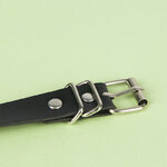 ceinture chaîne en cuir noir taille unique Subblime 7