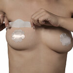 ruban de lifting des seins et cache-tétons en soie bonnet F/H Bye-Bra 5