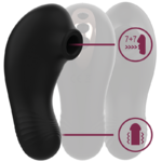 stimulateur clitoridien de poche 2 moteurs noir Rithual Shushu Pro 3