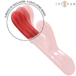 vibromasseur multifonction rotatif et oscillant rouge Intense Lele 4