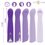 vibromasseur point G à billes va-et-vient tête oscillante Intense Helena 13,5 cm 5