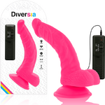 gode vibrant flexible rose 21,5 cm Diversia 2