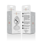 plug anal en métal bijou argenté taille S Intense 5