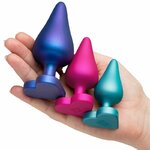 kit dentraînement anal 3 plugs S M L base cœur Romp Luster 5
