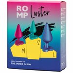 kit dentraînement anal 3 plugs S M L base cœur Romp Luster 9