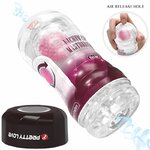 masturbateur tasse à bille roulante rose Pretty Love 9