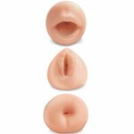 kit 3 masturbateurs bouche vagin anus Extreme Toyz 2