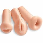 kit 3 masturbateurs bouche vagin anus Extreme Toyz 3