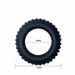 anneau pénien en silicone noir Titan 1,9 cm Baile 4