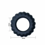 anneau pénien en silicone noir Titan 2 cm Baile 4