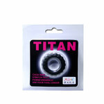 anneau pénien en silicone noir Titan 2 cm Baile 5