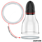 pompe à testicules automatique 3 niveaux daspiration gris Xpand Lite Jamyjob 6