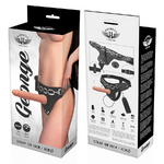harnais avec gode vibrant réaliste 19 x 4 cm George Harness Attraction 7