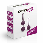 kit entraîneur pelvien Kegel en silicone lilas Coverme Kegel Fit 3