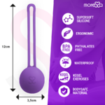 boule de Kegel en silicone lilas 51 g Osian One Moressa 4