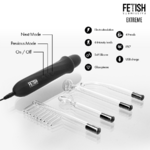 vibromasseur wand électrostimulation haute fréquence 4 têtes Fetish Submissive Extreme 4