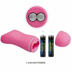pinces à tétons vibrantes avec électrostimulation fuchsia Baile 5