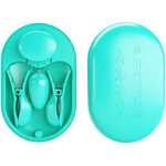 pinces à tétons vibrantes électrostimulation rechargeables bleu boîte surprise Pretty Love 3