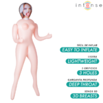 poupée gonflable à trois orifices Nicole Intense Dolls 2