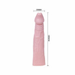 gaine dextension de pénis vibrante en TPR Fantasy Vibe Baile 3