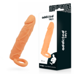 gaine dextension de pénis réaliste 18 cm avec sangle Addicted Toys 2