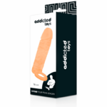 gaine dextension de pénis réaliste 16 cm avec sangle Addicted Toys 3