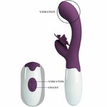 vibromasseur rabbit violet avec bras papillon Butterfly Kiss Pretty Love 4