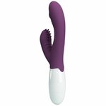 vibromasseur rabbit violet à ondulations 7 vibrations André Pretty Love 3