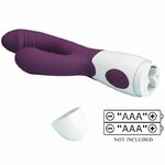 vibromasseur rabbit violet à ondulations 7 vibrations André Pretty Love 9