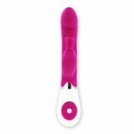 vibromasseur rabbit lilas et blanc 30 vibrations 20,4 cm Pretty Love 4