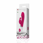 vibromasseur rabbit lilas et blanc 30 vibrations 20,4 cm Pretty Love 9