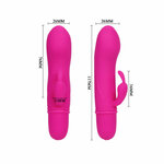 mini vibromasseur rabbit lilas 10 vibrations César Pretty Love 7
