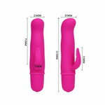 mini vibromasseur lilas avec stimulateur clitoridien 10 vibrations Blithe Pretty Love 7