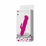mini vibromasseur lilas avec stimulateur clitoridien 10 vibrations Blithe Pretty Love 10
