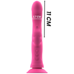 vibromasseur rabbit rose rechargeable avec ventouse Julio Intense 6