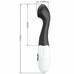 vibromasseur point G noir 30 vibrations à tête bulbeuse Charles Pretty Love 7